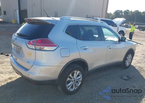 2016 Nissan Rogue Sv z USA, uszkodzony, nr VIN KNMAT2MT8GP699097